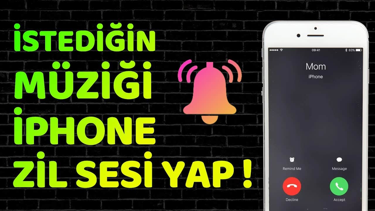 iPhone'unda MP3'leri Zil Sesi Olarak Ayarlamak